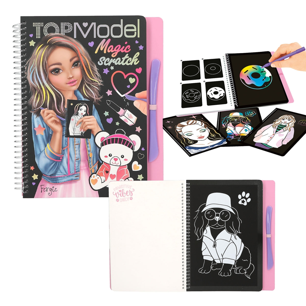 TOPModel Magic Scratch Book - Kratz-Kunstwerke