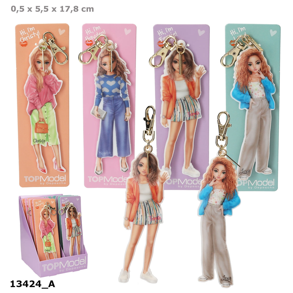 TOPModel Click & Style Anhänger GIRL POWER - 1 aus 4 Designs zufällig