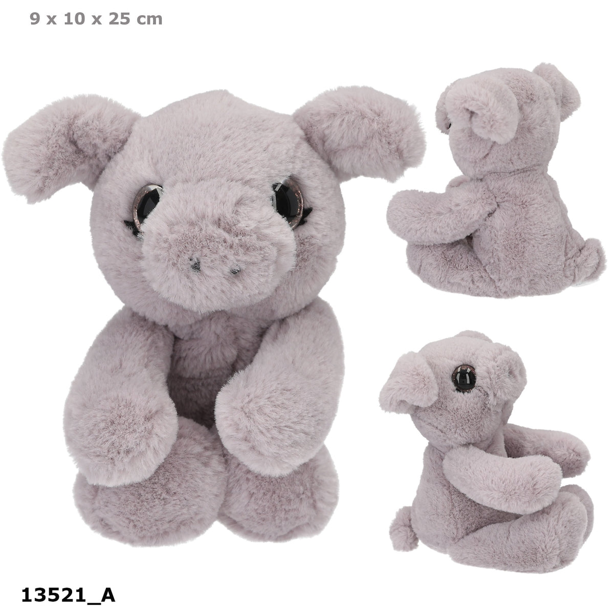 SNUKIS Plüsch-Ferkel 25 cm, mauve
