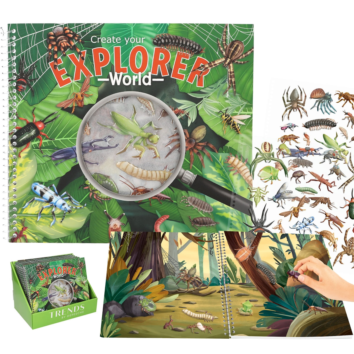 DEPESCHE Explorer Stickerworld Insekten