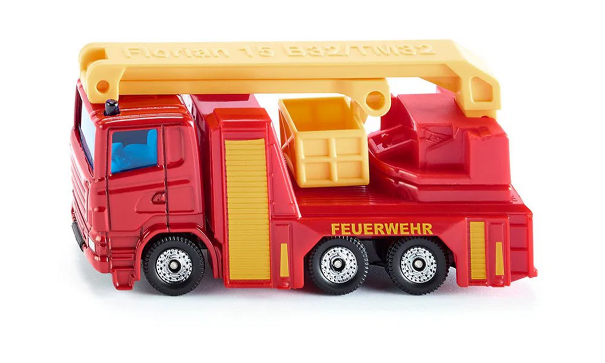 SIKU Feuerwehr Hubrettungsbühne - Helden-Einsatzfahrzeug für dramatische Rettungsmissionen