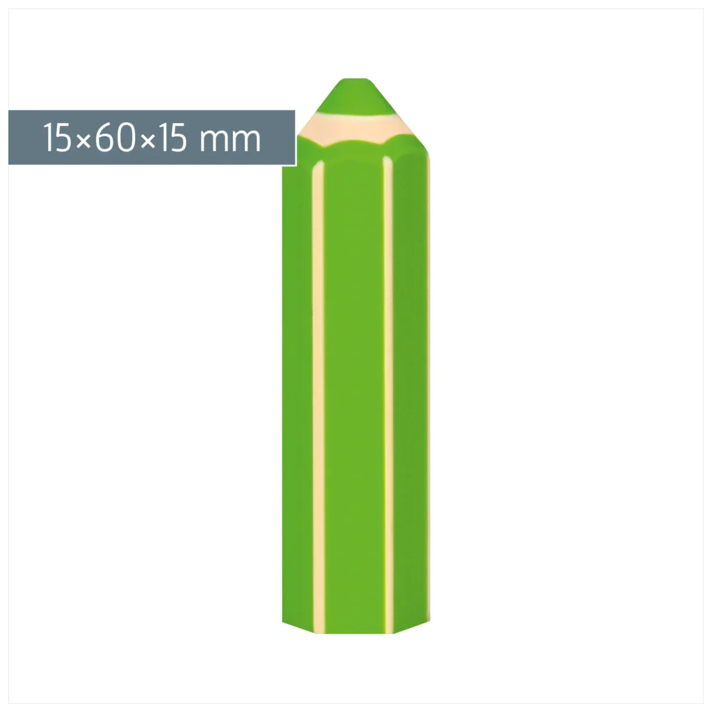 BRUNNEN Radiergummi Stift Colour Code 3D | kiwi | TPR
