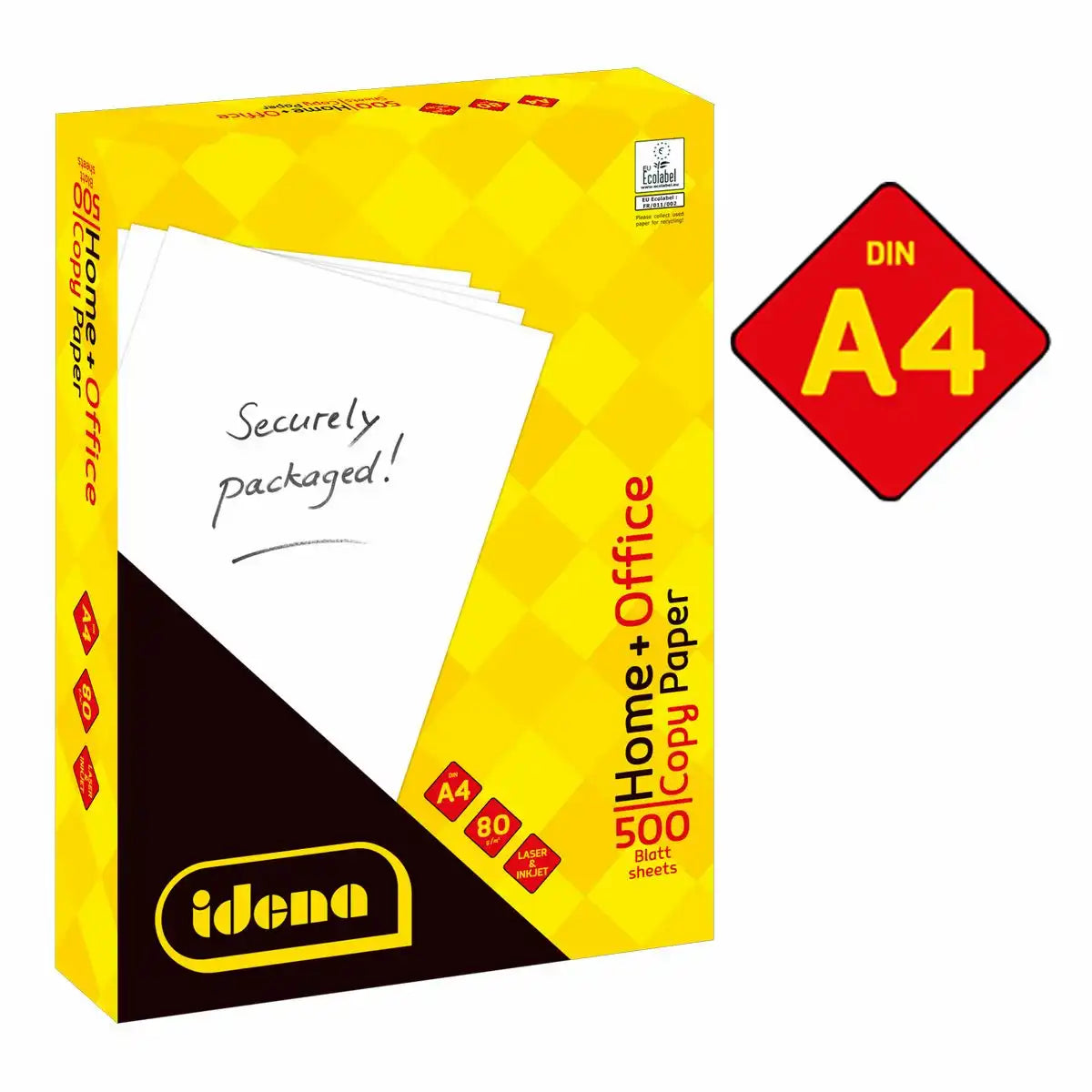 Idena Kopierpapier Home + Office 80g/m² weiß DIN A4 500 Blatt in Folienverpackung