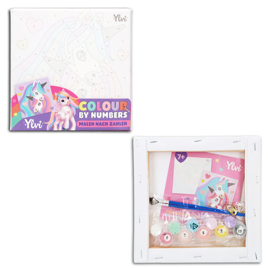 Ylvi Einhorn Malen nach Zahlen, 1 von 2 Designs zufällig