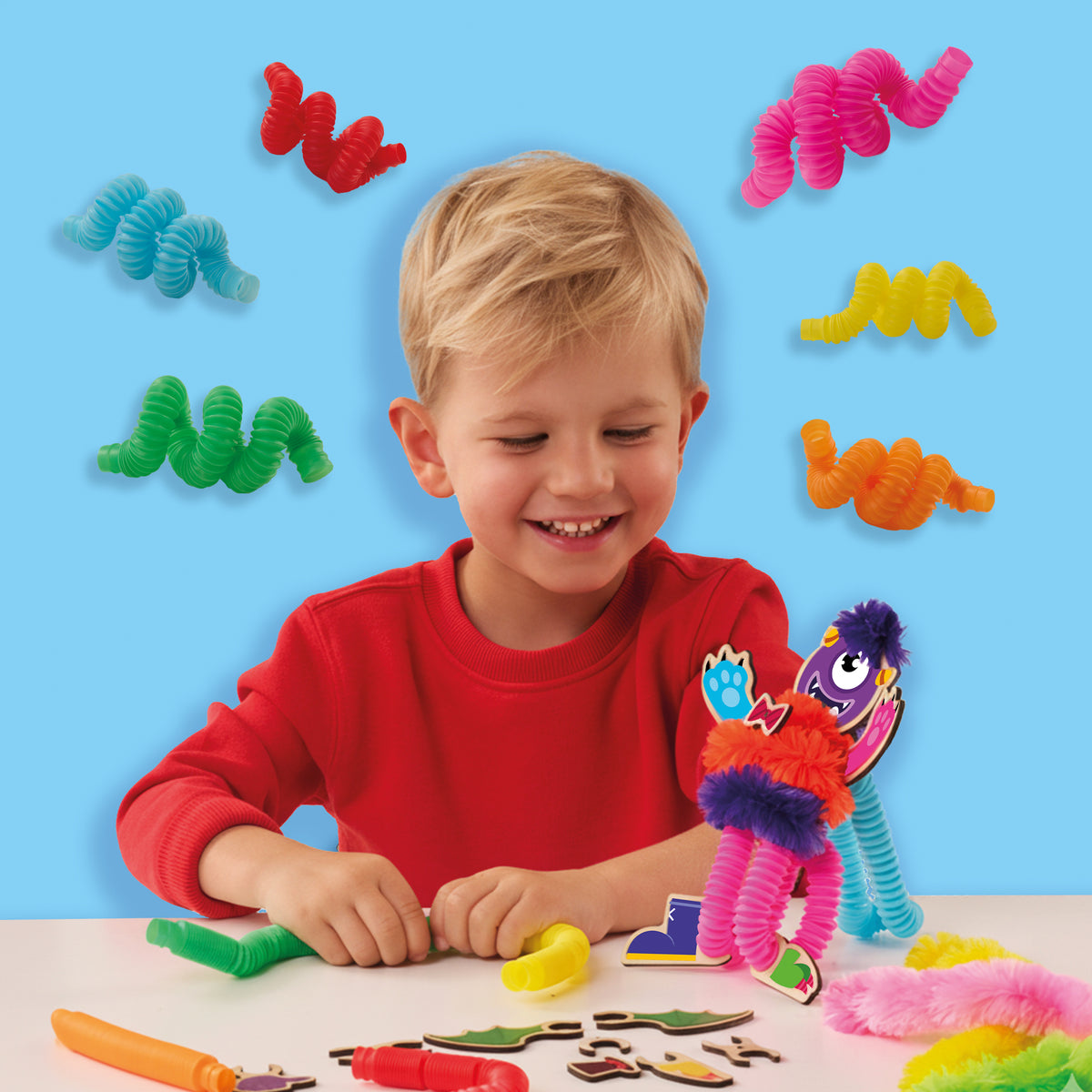 SES Creative Fuzzy Tubes – Biegen, Wickeln & Basteln