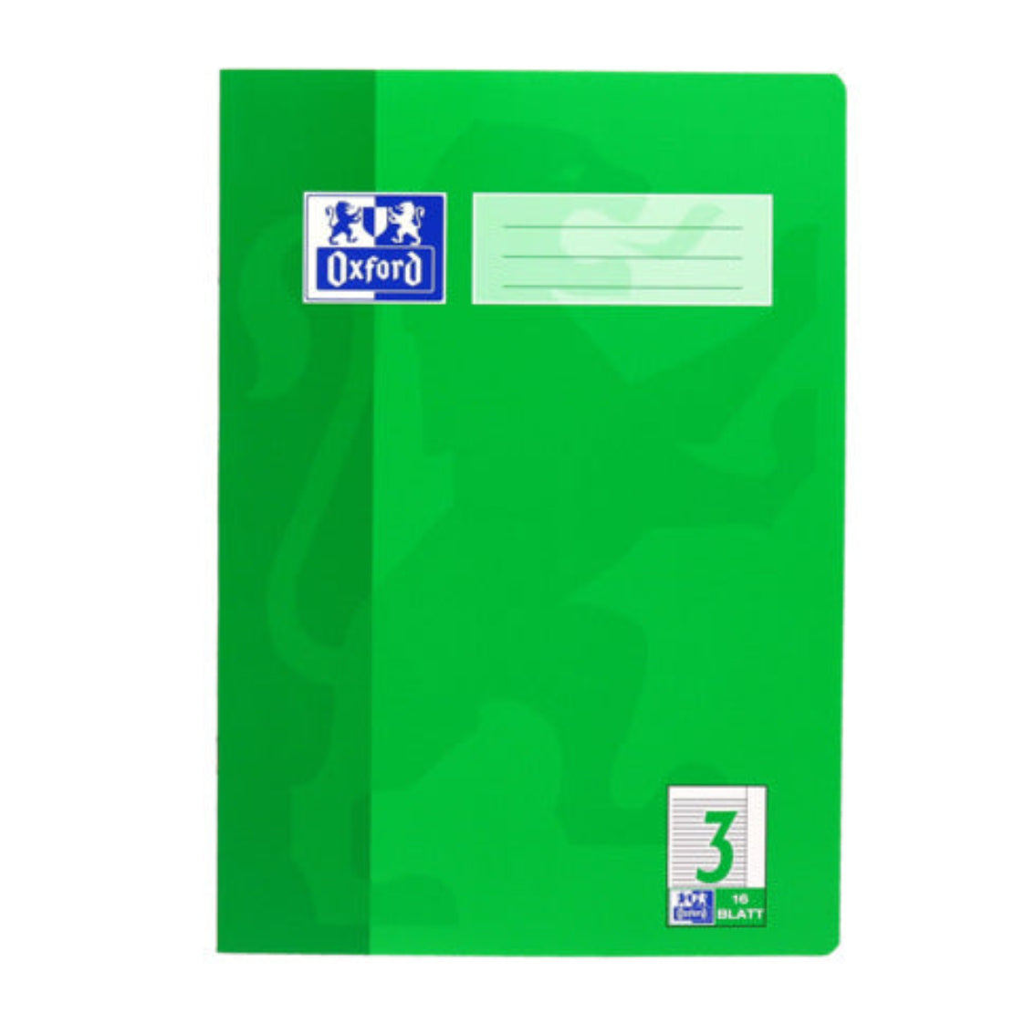 Oxford Schulheft A4 Lin3 m. Rand – 16 Blatt, Cover zufällig