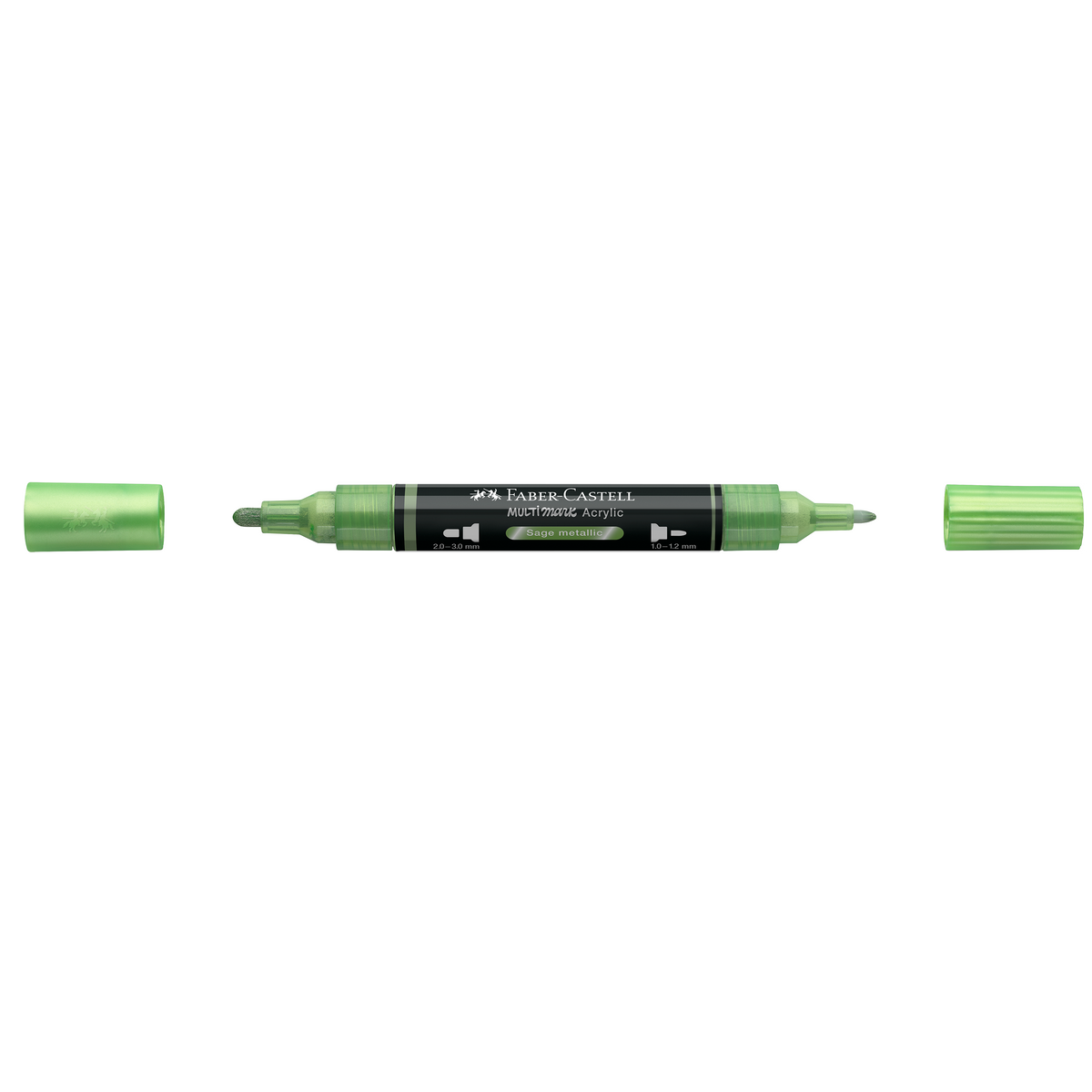 Faber-Castell Multimark Acrylic Dual Tip sage metallic