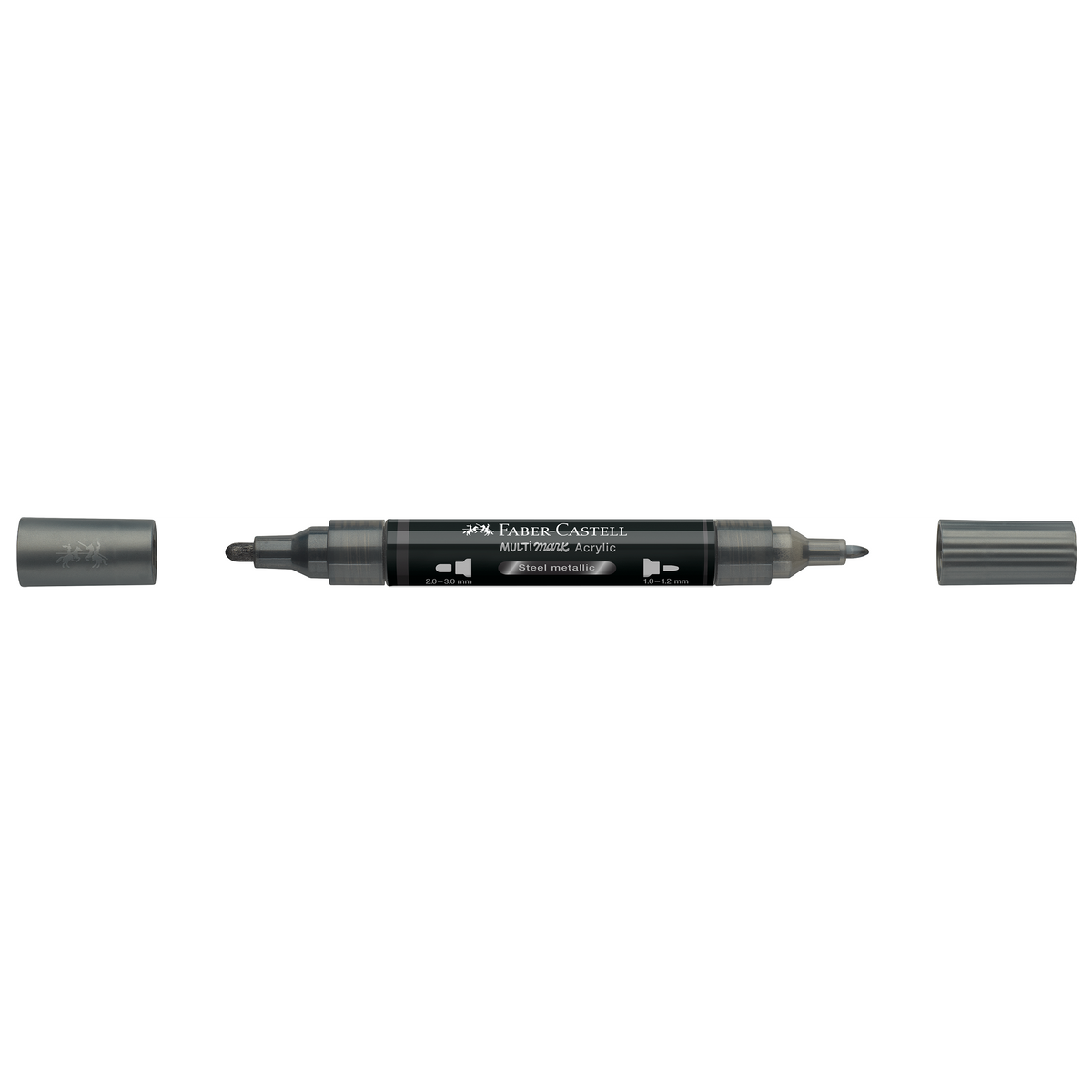Faber-Castell Multimark Acrylic Dual Tip steel metallic