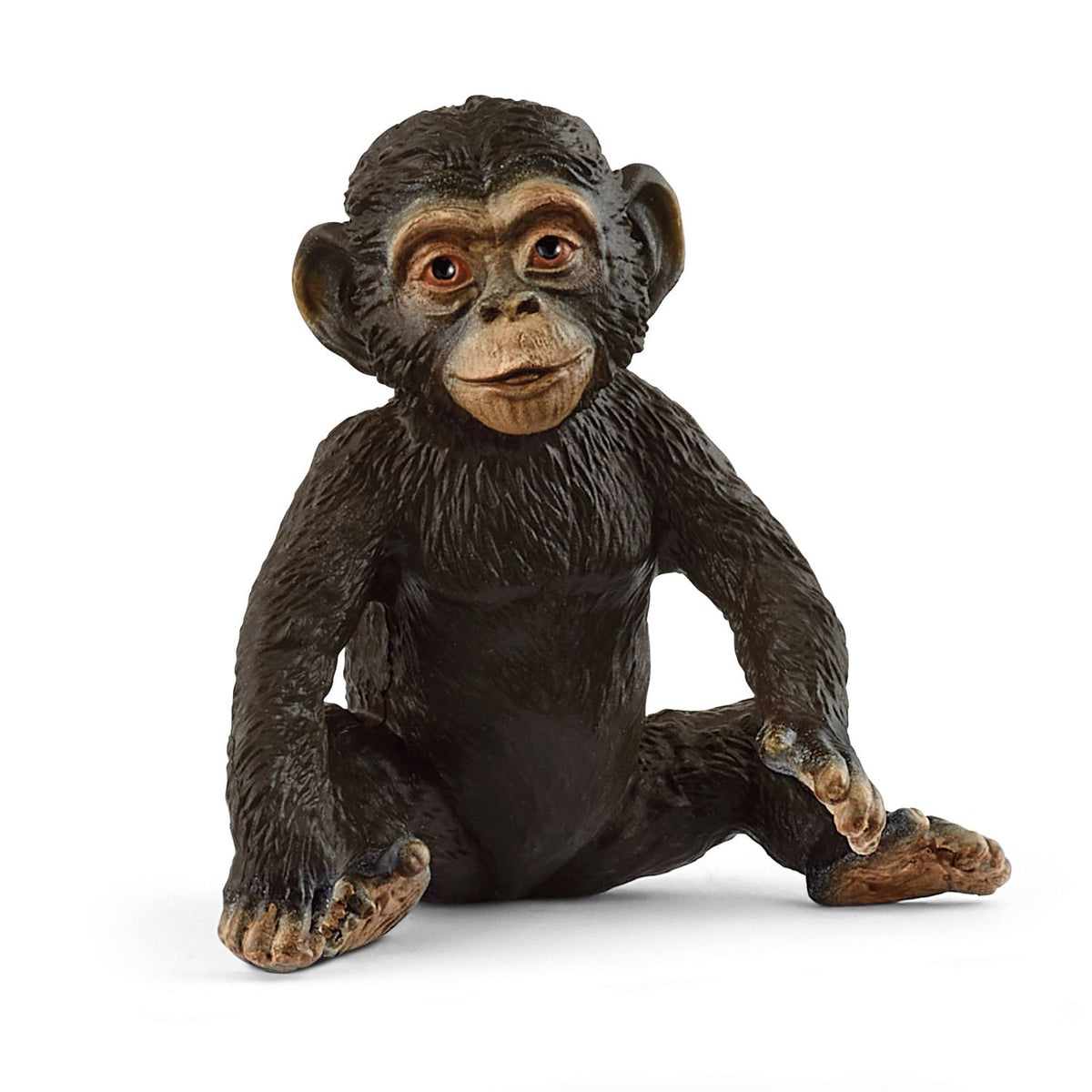 Schleich Schimpansen Junges - Realistische Spielfigur für Kinder ab 3 Jahren