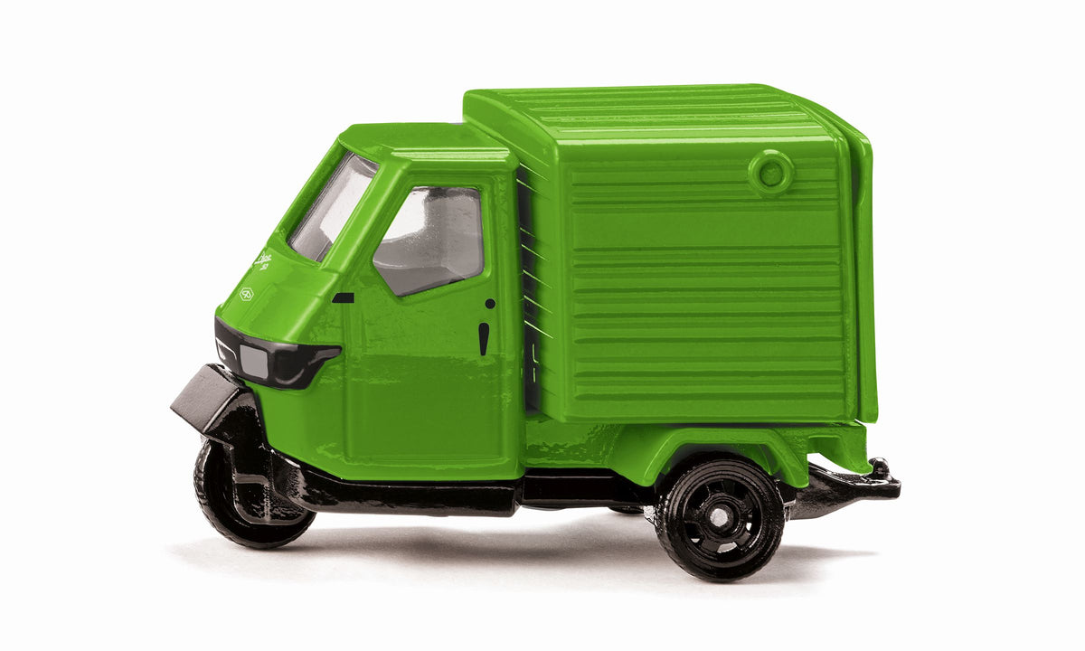 SIKU Piaggio Ape Verde – Dreirad mit öffnender Heckklappe