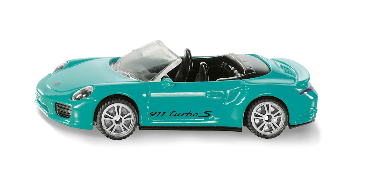 SIKU Porsche 911 Turbo S Cabriolet – mit offenem Verdeck