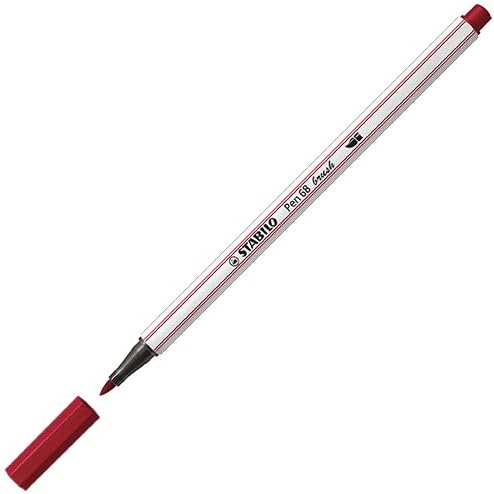 STABILO Pen 68 brush Pinselstift purpur – Einzelstift