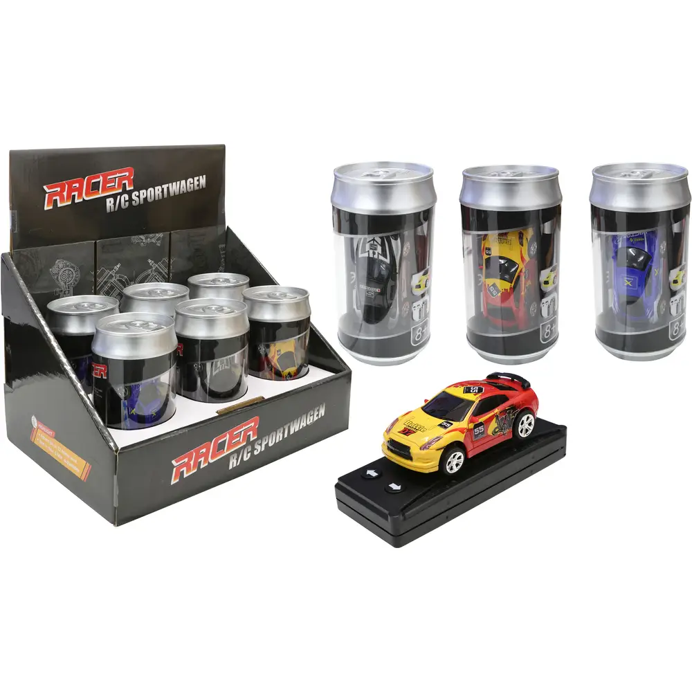 Racer R/C Sportwagen in Dose - Ferngesteuertes Mini-Auto