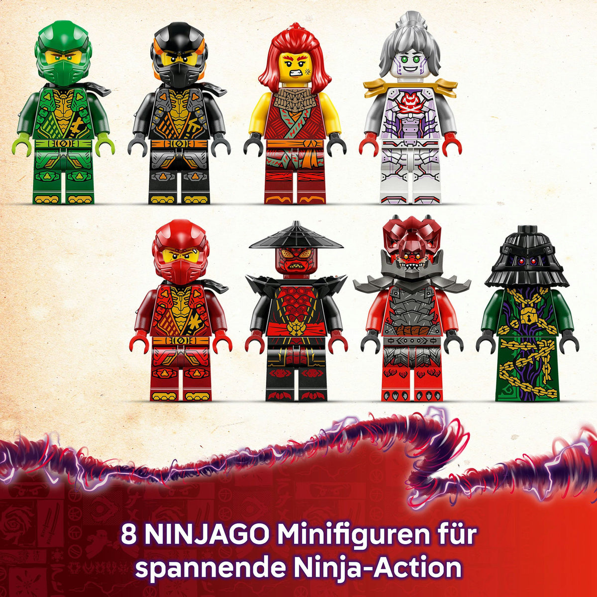 LEGO NINJAGO Lichtbogendrache 71836 mit 869 Teilen