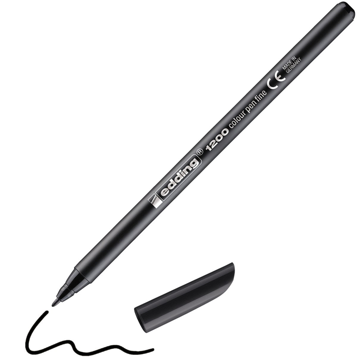 edding 1200 colourpen Fasermaler – Schwarz