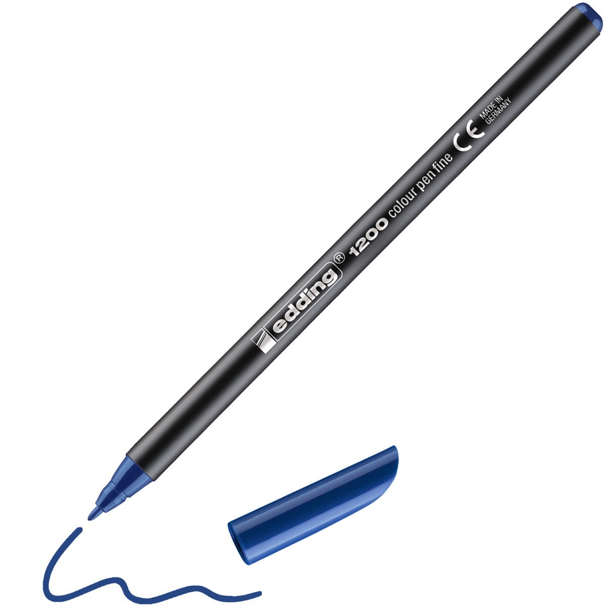 edding 1200 colourpen Fasermaler stahlblau – 1 mm