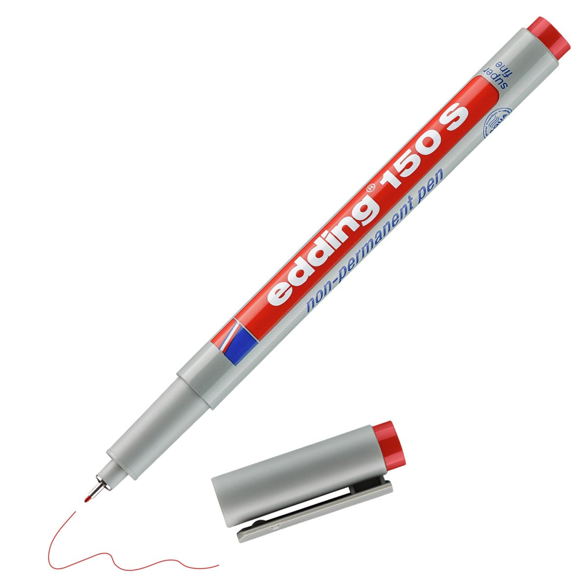 edding 150 S Folienschreiber Rot – Non-Permanent 0,3 mm