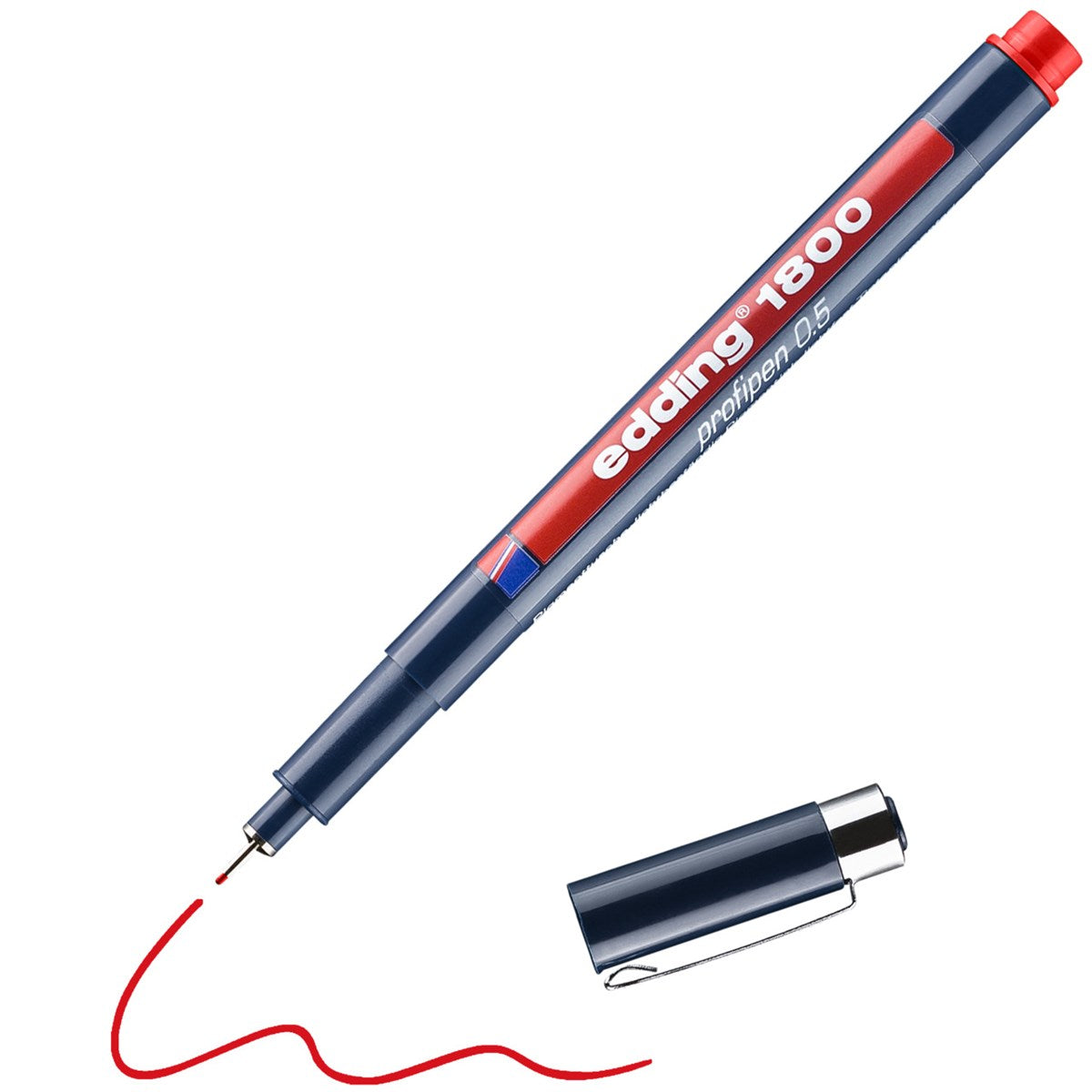 edding 1800 Profipen 0,5 mm – rot, Faserzeichner