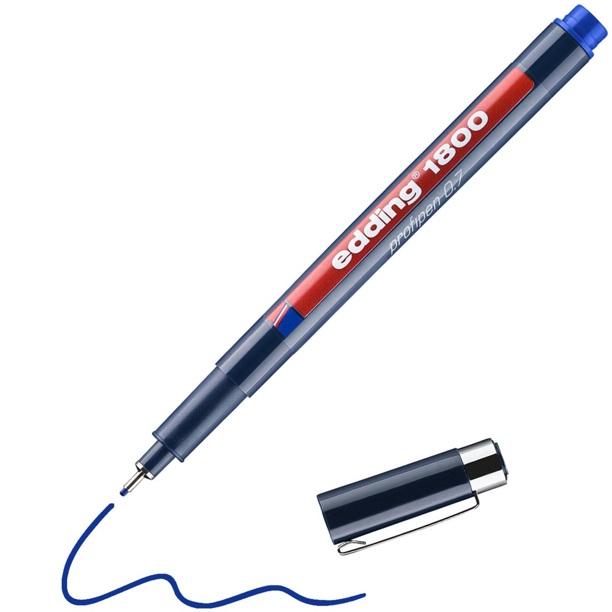 edding 1800 Profipen 0,7 mm – blau, Faserzeichner