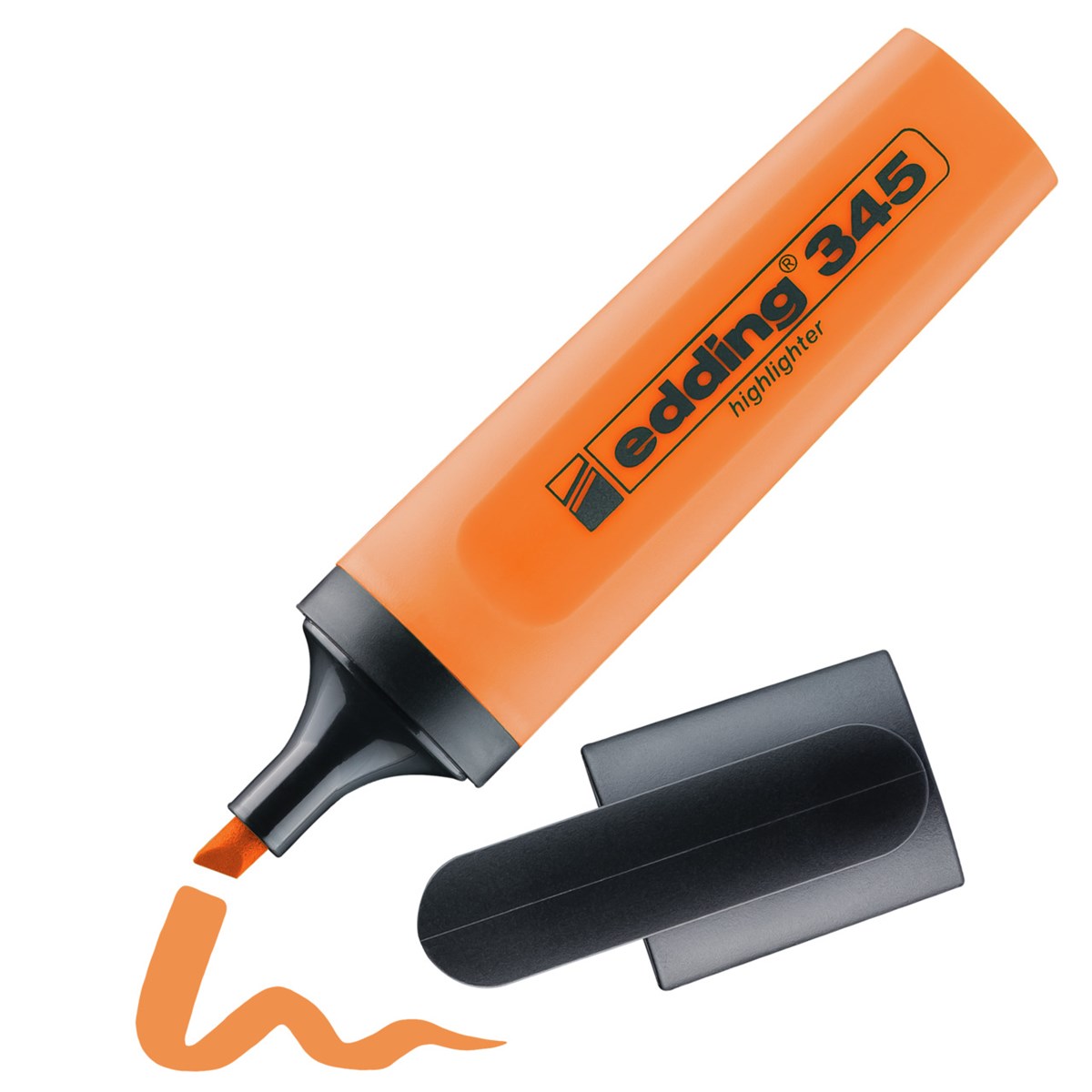 edding 345 Highlighter – orange, 2–5 mm, nachfüllbar