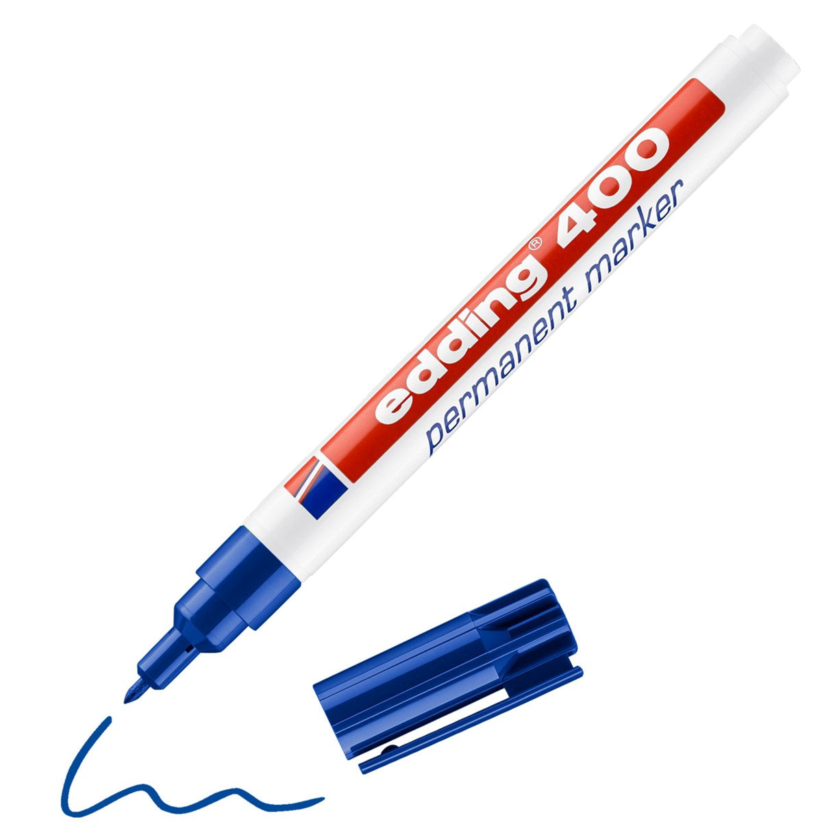 edding 400 Permanentmarker Blau – Rundspitze 1 mm