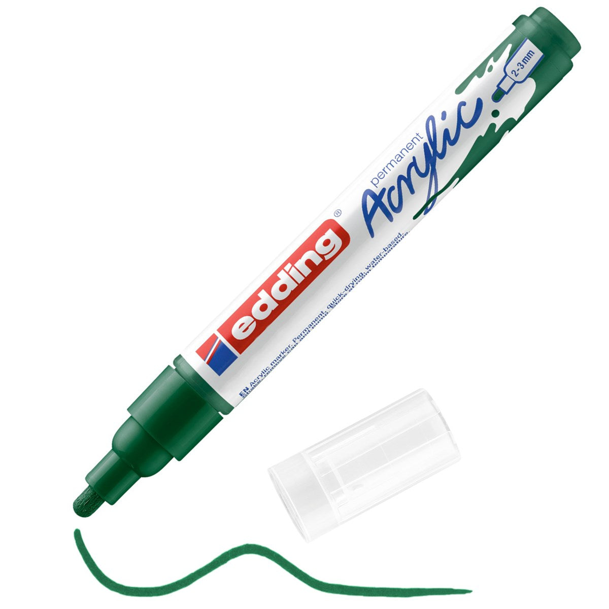 edding 5100 Acrylmarker mittel – moosgrün 2–3 mm