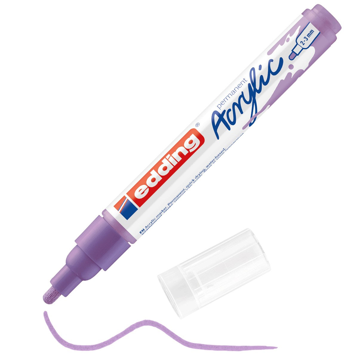 edding 5100 Acrylmarker mittel – light lavender matt 2–3 mm