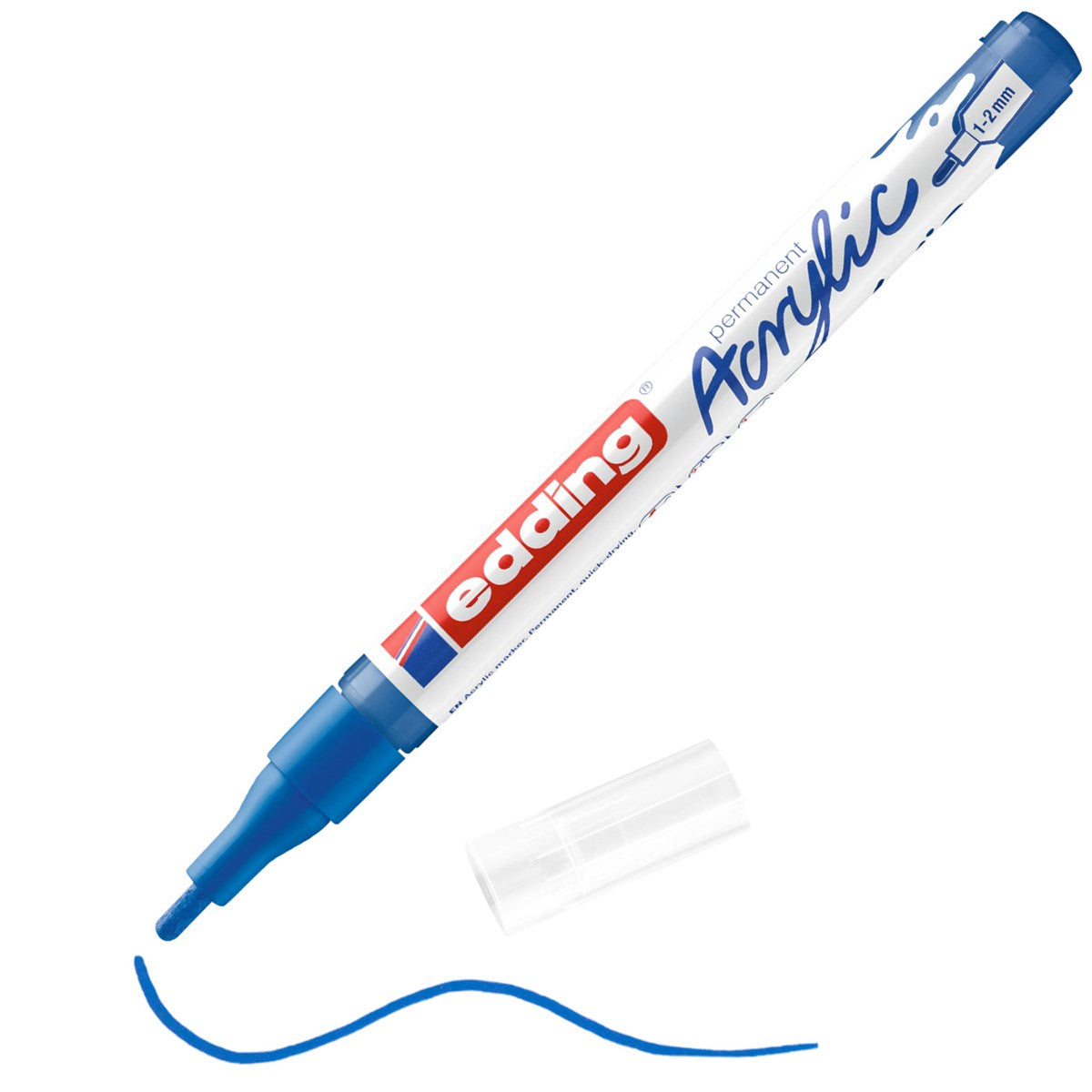 edding 5300 Acrylmarker enzianblau – 1-2 mm, seidenmatt
