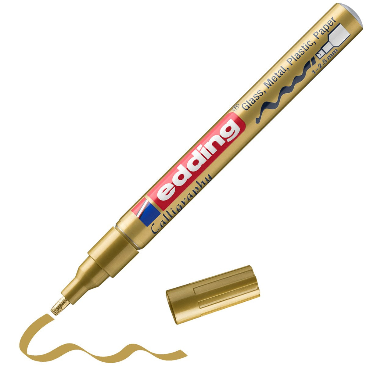 edding 753 CR Kalligrafie Lackmarker gold – 1-2,5 mm
