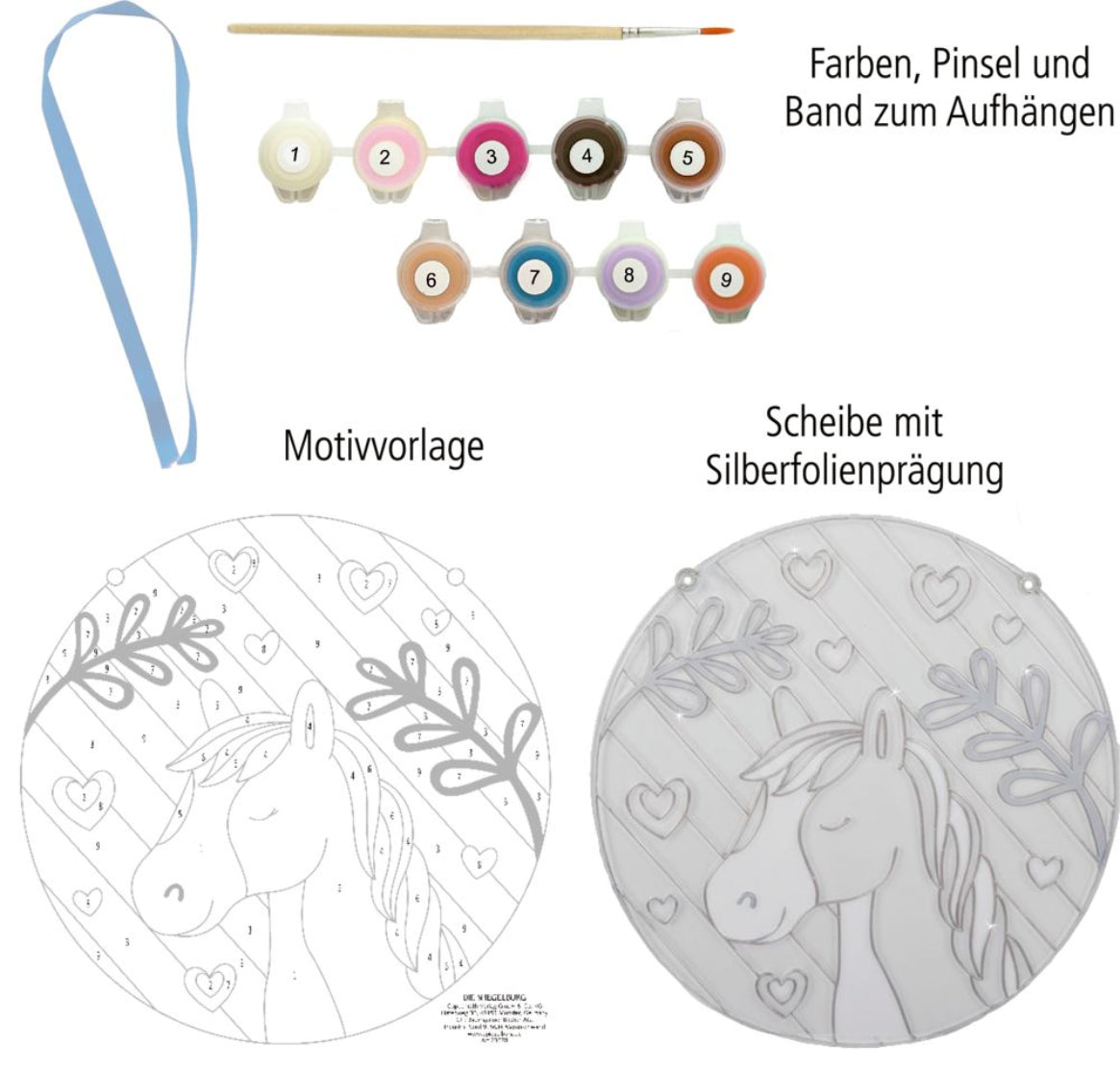 Sonnenfänger Pferdefreunde – Die Spiegelburg Bastelset