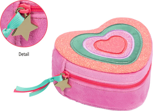 Schmuckkästchen Herz Prinzessin Lillifee – Glitzer & Fächer