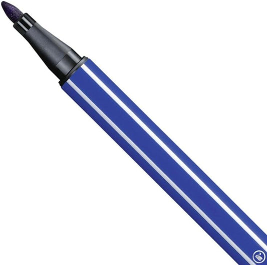 STABILO Pen 68 Filzstift Ultramarinblau – Einzelstift