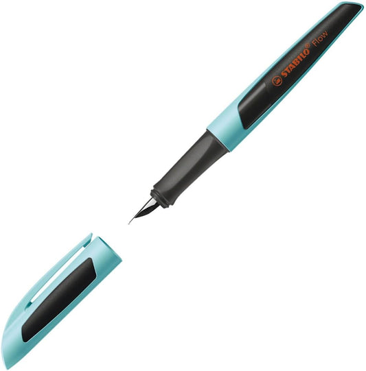 STABILO Flow SPORTY Füller Puristblue hellblau/schwarz