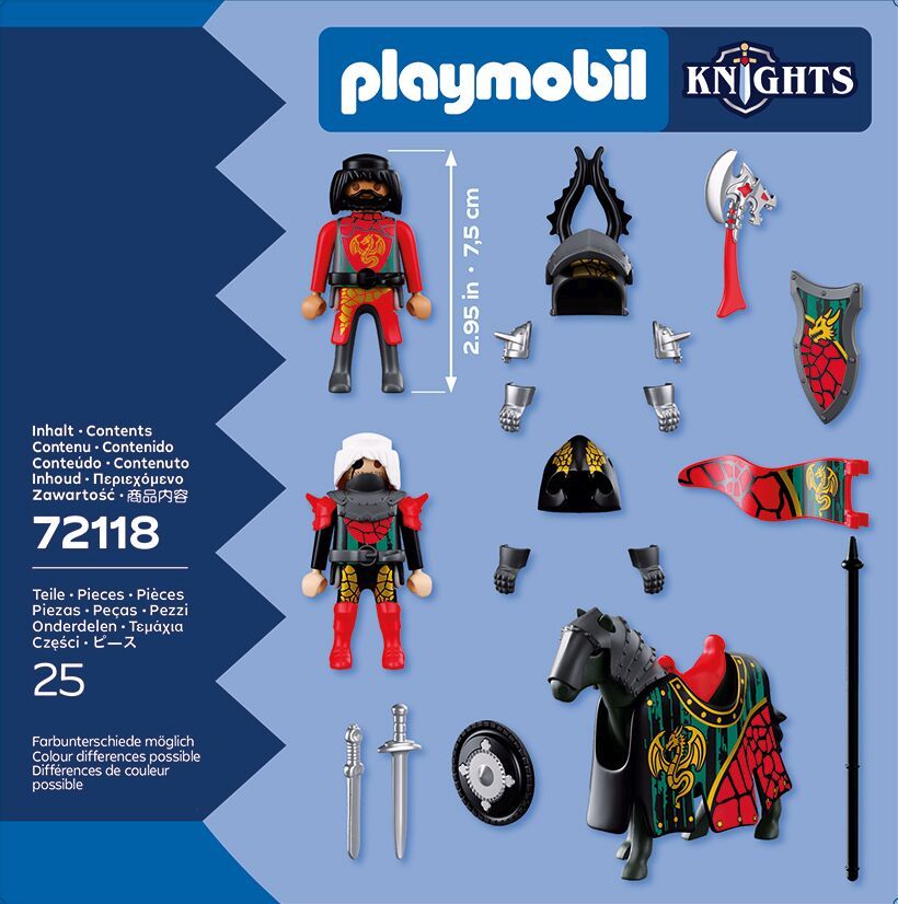 PLAYMOBIL 72118 Novelmore Ritter-Set mit Pferd & Figuren
