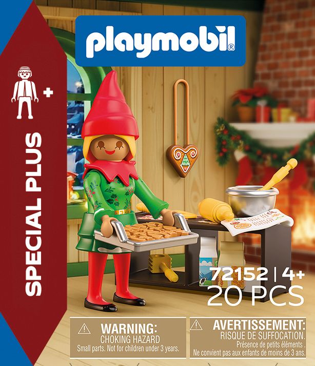 PLAYMOBIL Weihnachtself mit Plätzchen – 20 Teile