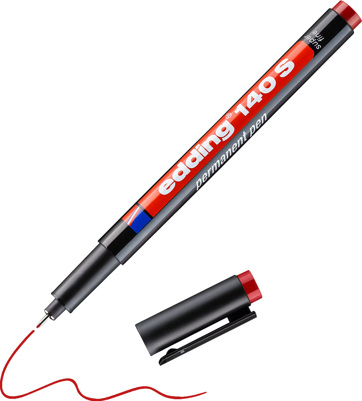 edding 140 S Folienschreiber rot – Rundspitze 0,3 mm