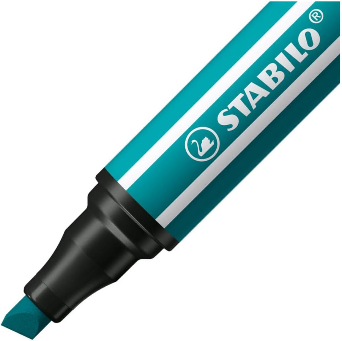 STABILO Pen 68 MAX Keilspitze türkisblau – Einzelstift