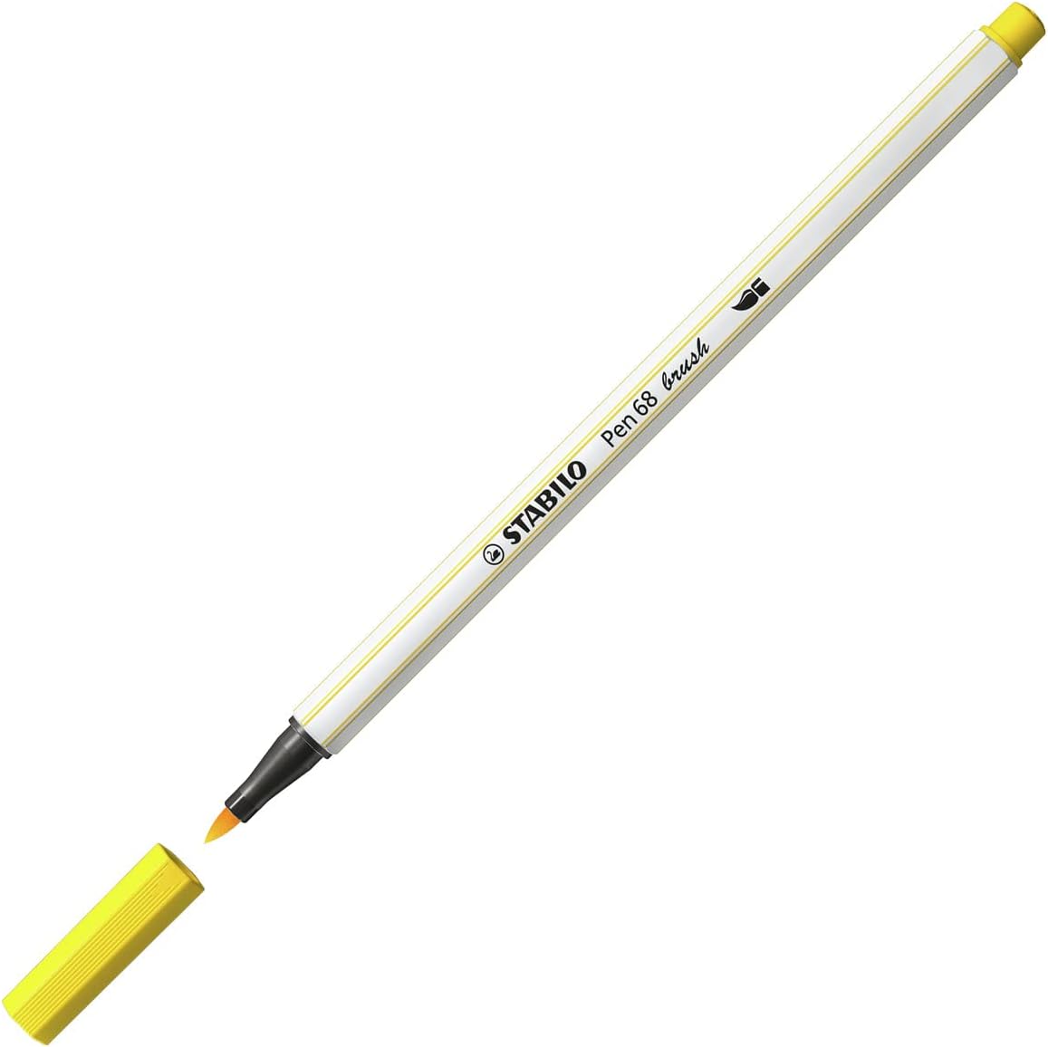 STABILO Pen 68 brush – Einzelstift Gelb