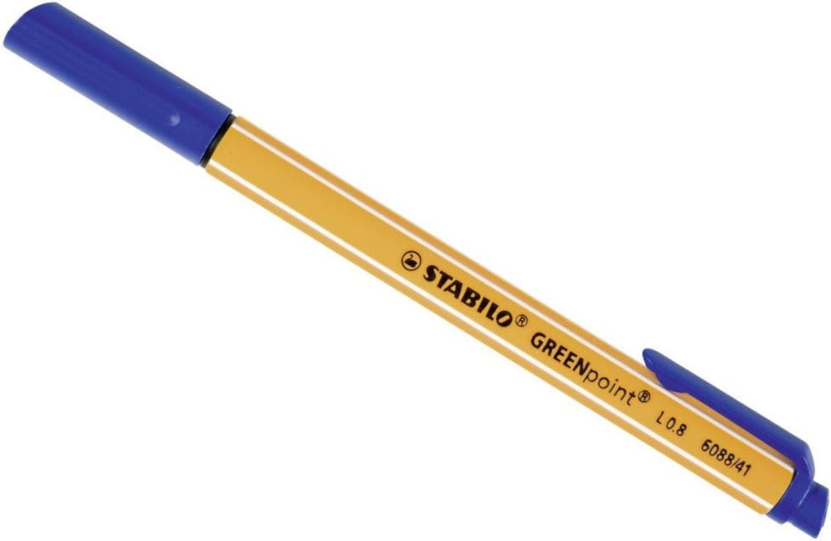STABILO GREENpoint Filzschreiber blau 0,8 mm