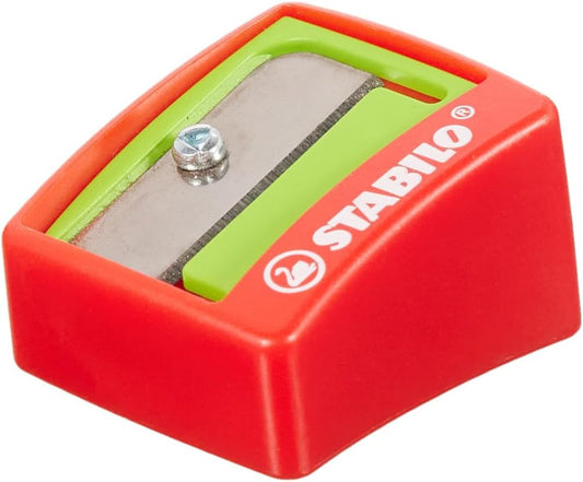 STABILO Woody Spitzer für extradicke Stifte - Rot/Grün
