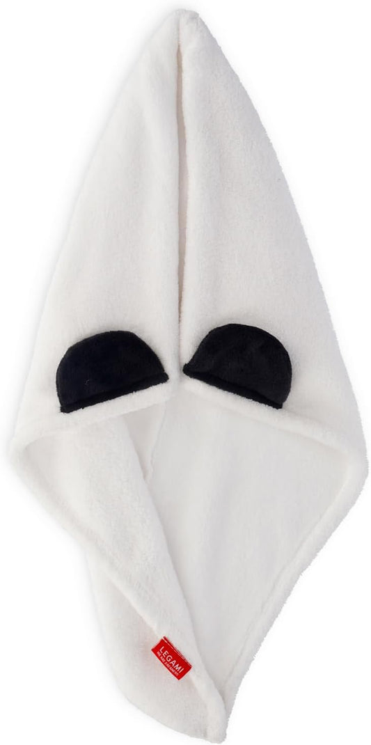 LEGAMI Haarturban Panda – Mikrofaser, schnelltrocknend