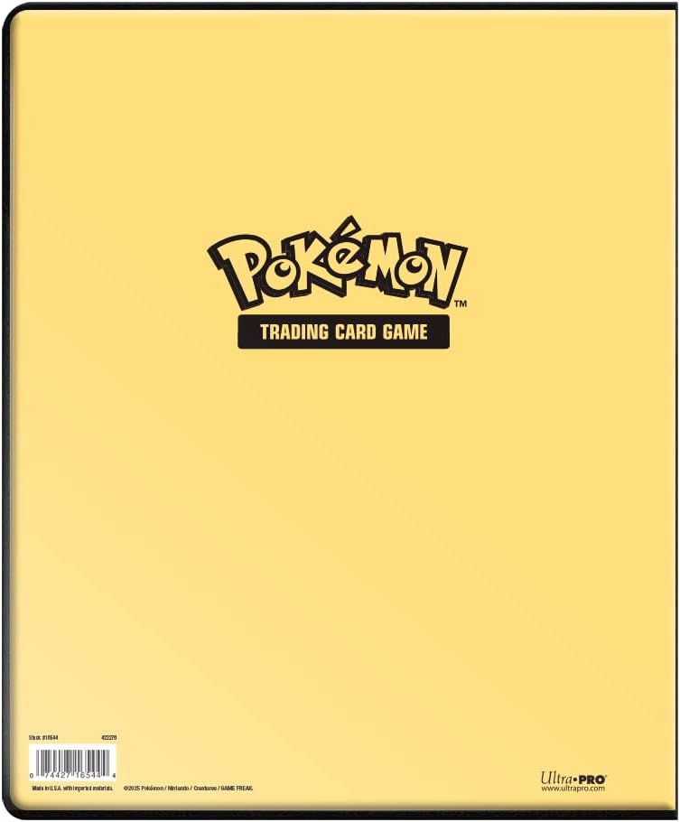 Pokémon Pikachu 9 Pocket Portfolio - bis zu 180 Karten