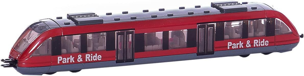 SIKU 1646 Nahverkehrszug »Park & Ride« Druckguss Rot