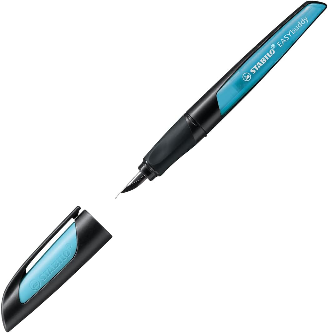 STABILO EASYbuddy Füller schwarz/hellblau Feder M