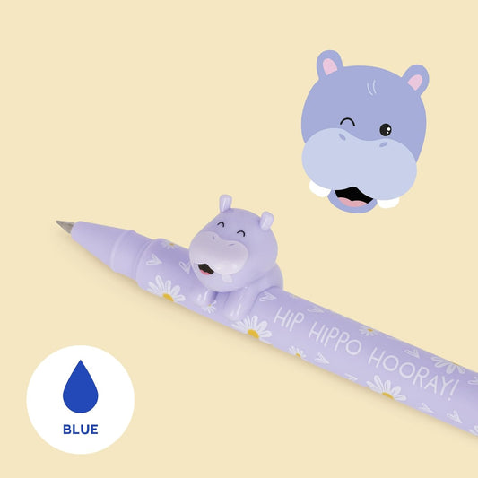 LEGAMI Gel Pen Lovely Friends Hippo – Blau, 0,5 mm