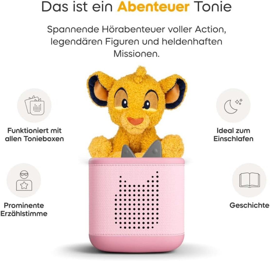 tonies Cuddle Tonie Simba – Plüsch-Hörfigur ab 3 Jahren