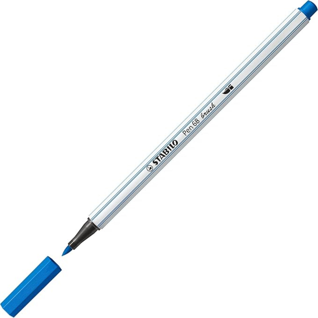STABILO Pen 68 brush – Einzelstift Dunkelblau
