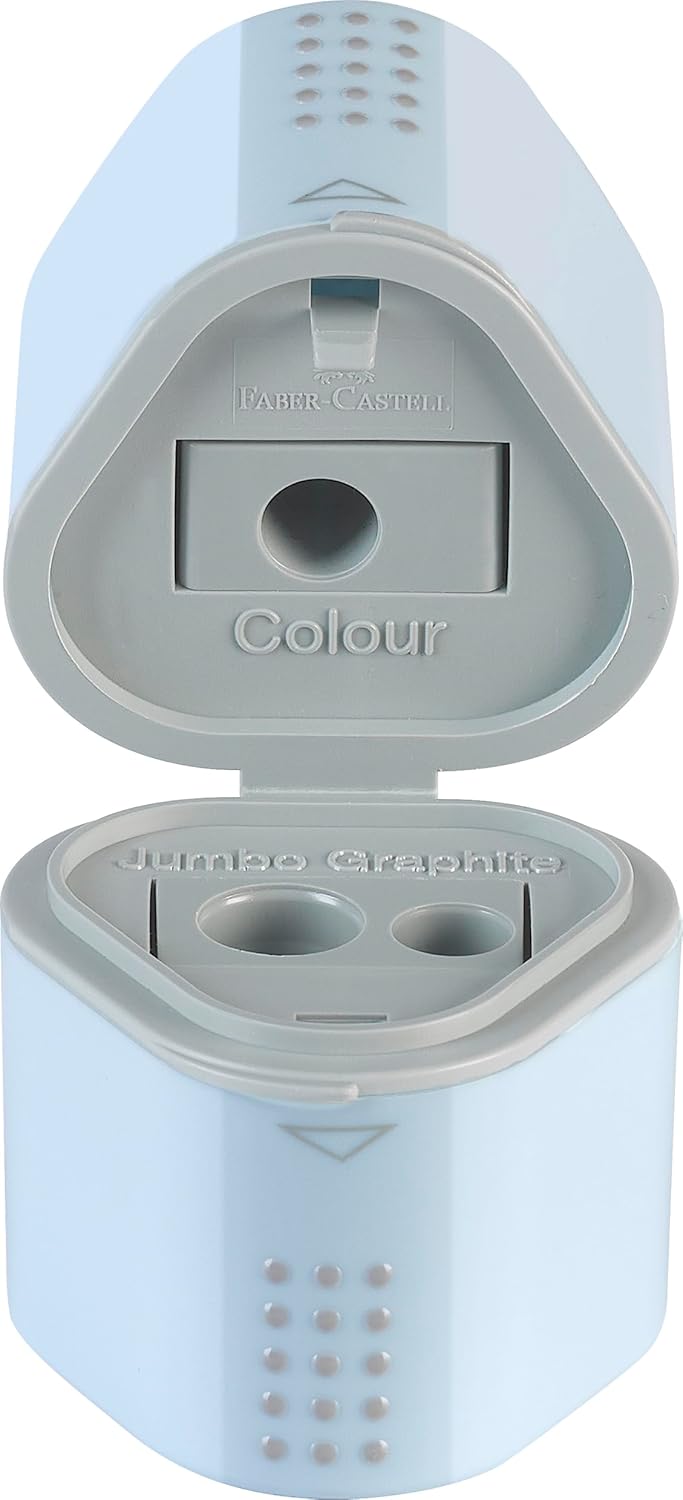 Faber-Castell Dreifachspitzdose Grip Sky Blue