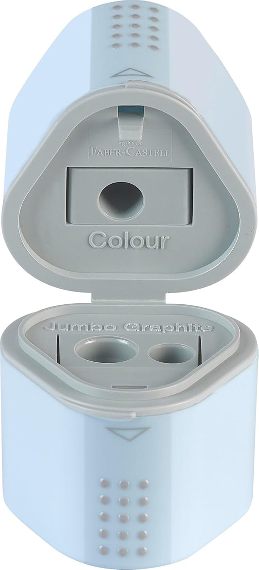 Faber-Castell Dreifachspitzdose Grip Sky Blue