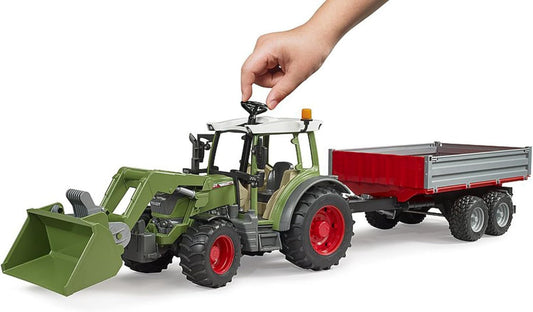 Fendt Vario 211 1:16 mit Frontlader & Bordwandanhänger